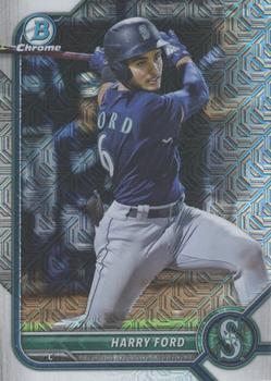 2022 Bowman Chrome - Prospects Mojo Refractor #BCP-189 Harry Ford Front