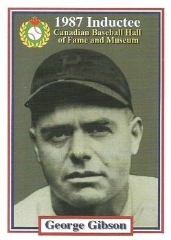 2002-23 Canadian Baseball Hall of Fame #157/14 George Gibson Front