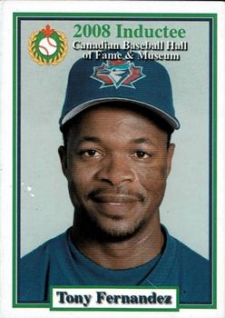 2002-23 Canadian Baseball Hall of Fame #78/08 Tony Fernandez Front