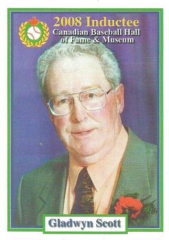 2002-23 Canadian Baseball Hall of Fame #80/08 Gladwyn Scott Front