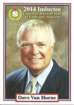 2002-23 Canadian Baseball Hall of Fame #148/14 Dave Van Horne Front
