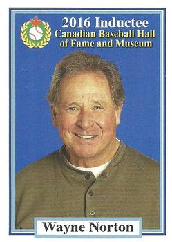 2002-23 Canadian Baseball Hall of Fame #201/16 Wayne Norton Front