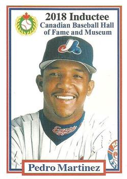 2002-23 Canadian Baseball Hall of Fame #230/18 Pedro Martinez Front