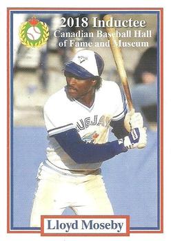 2002-23 Canadian Baseball Hall of Fame #231/18 Lloyd Moseby Front