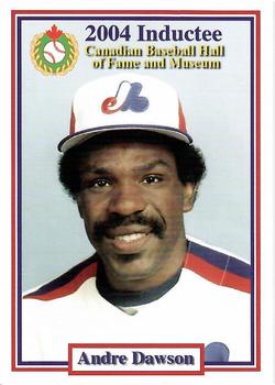 2002-23 Canadian Baseball Hall of Fame #166/14 Andre Dawson Front