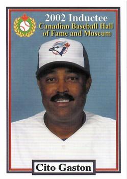 2002-23 Canadian Baseball Hall of Fame #249/21 Cito Gaston Front