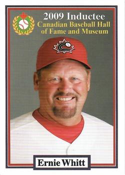 2002-23 Canadian Baseball Hall of Fame #254/21 Ernie Whitt Front