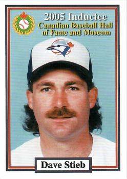 2002-23 Canadian Baseball Hall of Fame #263/21 Dave Stieb Front