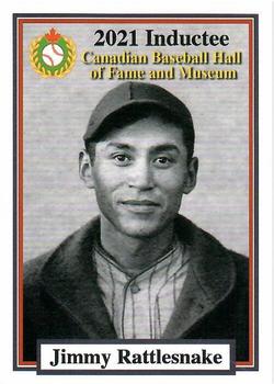 2002-23 Canadian Baseball Hall of Fame #279/21 Jimmy Rattlesnake Front