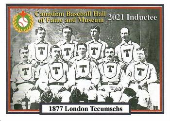2002-23 Canadian Baseball Hall of Fame #283/21 1877 London Tecumsehs Front