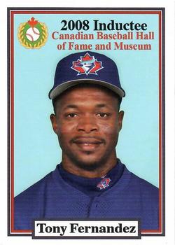2002-23 Canadian Baseball Hall of Fame #250/21 Tony Fernandez Front