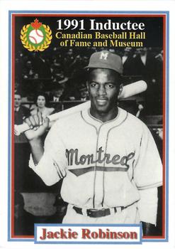 2002-23 Canadian Baseball Hall of Fame #NNO Jackie Robinson Front