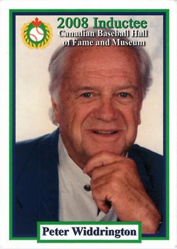 2002-23 Canadian Baseball Hall of Fame #NNO Peter Widdrington Front