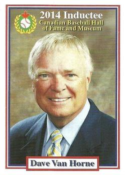 2002-23 Canadian Baseball Hall of Fame #NNO Dave Van Horne Front