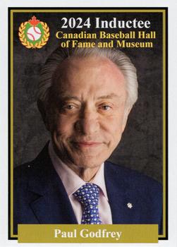 2002-23 Canadian Baseball Hall of Fame #NNO Paul Godfrey Front