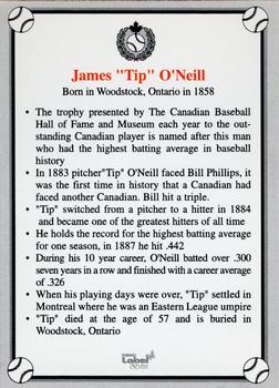 2002-23 Canadian Baseball Hall of Fame #NNO James 