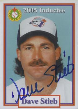 2002-23 Canadian Baseball Hall of Fame - Autographs #55/05 Dave Stieb Front