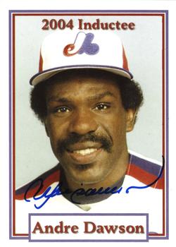 2002-23 Canadian Baseball Hall of Fame - Autographs #41/04 Andre Dawson Front