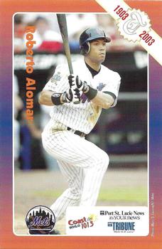 2003 Port St. Lucie News Mets #NNO Roberto Alomar Front