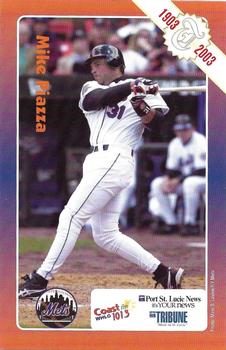 2003 Port St. Lucie News Mets #NNO Mike Piazza Front