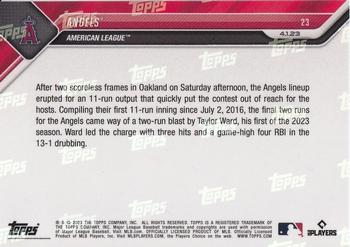 2023 Topps Now #23 Angels Back