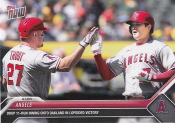 2023 Topps Now #23 Angels Front