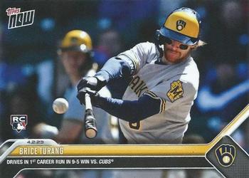 2023 Topps Now #34 Brice Turang Front