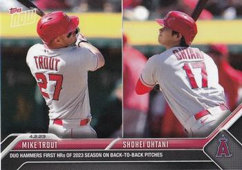 2023 Topps Now #36 Mike Trout / Shohei Ohtani Front