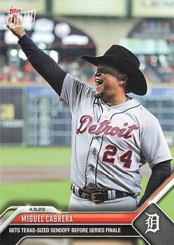 2023 Topps Now #59 Miguel Cabrera Front