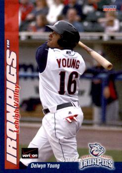 2011 Choice Lehigh Valley IronPigs SGA #29 Delwyn Young Front