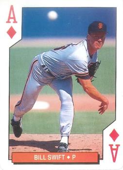 1994 Bicycle San Francisco Giants Playing Cards #A♦ Bill Swift Front