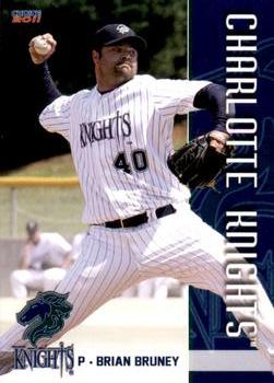 2011 Choice Charlotte Knights #01 Brian Bruney Front