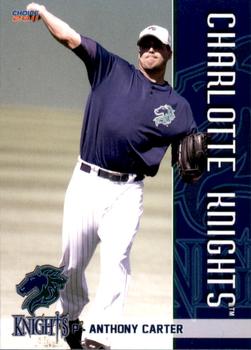 2011 Choice Charlotte Knights #02 Anthony Carter Front