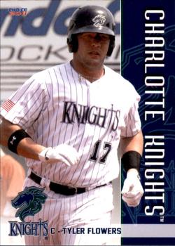 2011 Choice Charlotte Knights #08 Tyler Flowers Front