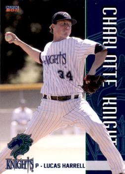 2011 Choice Charlotte Knights #10 Lucas Harrell Front