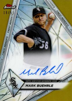 2022 Finest - Finest Moments Autographs Gold Refractor #FMA-MB Mark Buehrle Front