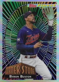2022 Finest - 1994 Topps Finest Cornerstones #94FC-BB Byron Buxton Front