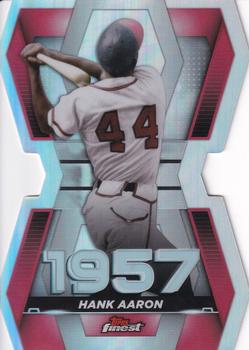 2022 Finest - Finest Career Years Die Cuts #FCY-HA Hank Aaron Front