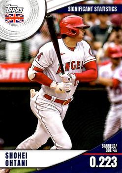 2022 Topps UK Edition - Significant Statistics #SS-2 Shohei Ohtani Front