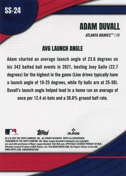 2022 Topps UK Edition - Significant Statistics #SS-24 Adam Duvall Back