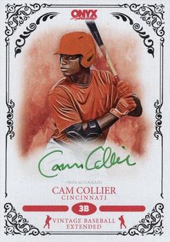 2022 Onyx Vintage Extended - Green Signatures #VACC Cam Collier Front