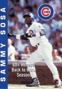 2000 Chicago Cubs Spring Training Program Insert #NNO Sammy Sosa Front