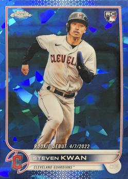 2022 Topps Chrome Update Sapphire Edition #US17 Steven Kwan Front