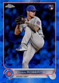 2022 Topps Chrome Update Sapphire Edition #US256 Ethan Roberts Front