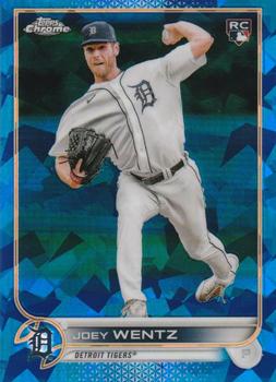 2022 Topps Chrome Update Sapphire Edition #US295 Joey Wentz Front