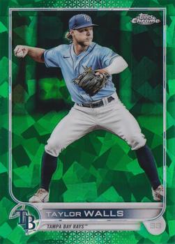 2022 Topps Chrome Update Sapphire Edition - Green #US108 Taylor Walls Front