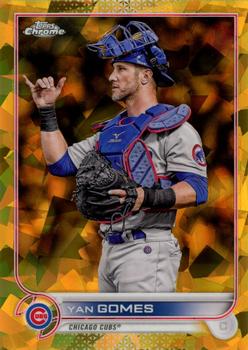 2022 Topps Chrome Update Sapphire Edition - Gold #US245 Yan Gomes Front