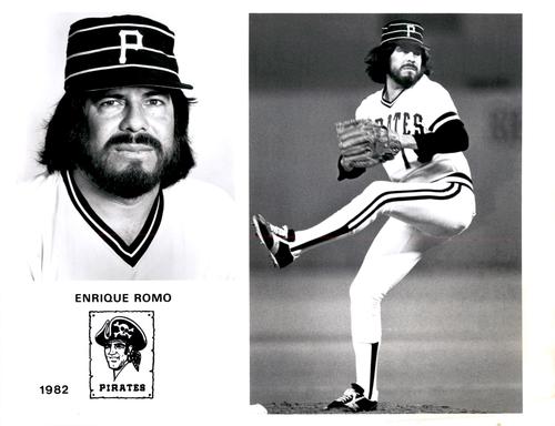 1982 Pittsburgh Pirates 8x10 Photos #NNO Enrique Romo Front