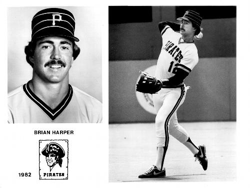 1982 Pittsburgh Pirates 8x10 Photos #NNO Brian Harper Front