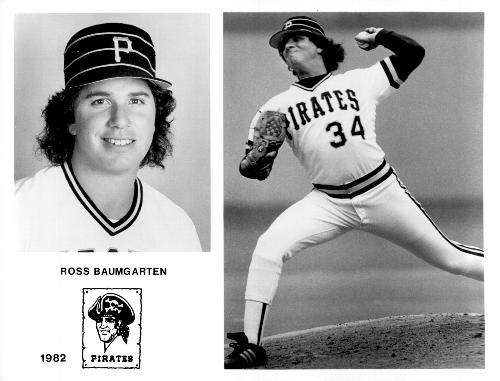 1982 Pittsburgh Pirates 8x10 Photos #NNO Ross Baumgarten Front